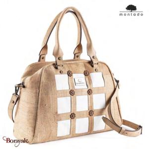 Sac à main MONTADO en liège naturel, made in Portugal Femme 3003-NATURAL