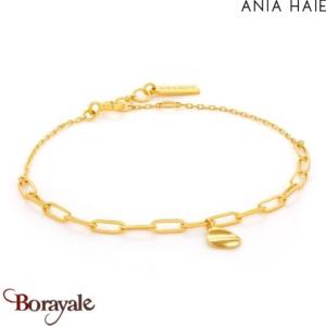 Métal crush, Bracelet Argent plaqué Or 14 carats ANIA-HAIE B017-01G
