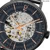 Montre PIERRE LANNIER Collection AUTOMATIQUE GAIUS noir milanais noir Homme