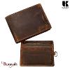 Porte cartes 2 en un KASZER collection Oregon Marron naturel 512804-MC6