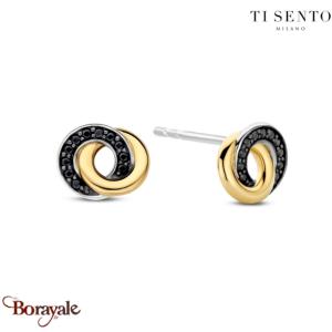 Boucles d'oreilles TI Sento Dôme femme 7784BY