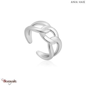 Chain réaction, Bague Argent plaqué rhodium  ANIA-HAIE R021-02H