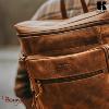 Sac à dos KASZER collection Nevada Marron naturel clair touché velours 20865-C6