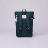Sac à dos Sandqvist Urban Outdoor, Ilon 14/18L Vert foncé avec cuir naturel SQA1