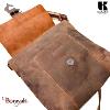 Sac bandoulière KASZER collection Kansas marron naturel foncé 20325-C6