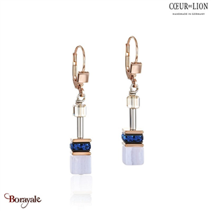 Nuance: 0710, Boucles d'oreilles Géo cubes par Cœur de Lion