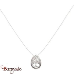 Collier argent 925° rhodié Borayale Collection : Eclat Nylon