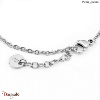 Collier Pierre Lannier Roxane acier argenté sans nickel BJ09A0101