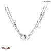 Collier Pierre Lannier Séduction acier argenté sans nickel BJ02A4101