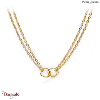 Collier Pierre Lannier Séduction acier doré sans nickel BJ02A4201