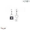 Boucles d'oreilles Collection : Nacre, Argent Amen Bijoux ORMPLUBN