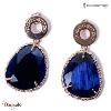 Boucles d'oreilles Ippocampo Pépite  bronze plaqué or rose IPPS04