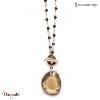 Collier Ippocampo Pépite  bronze plaqué or rose IPPT01