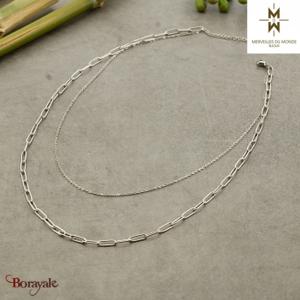 Collier en Acier Merveilles du monde