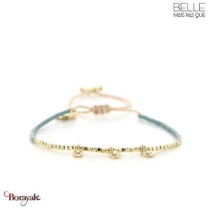 bracelet -Belle mais pas que- collection Gold Pastel Green B-1818-PASTL
