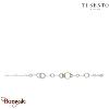Bracelet TI Sento Hexagone femme 23047ZY