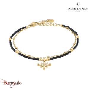 Bracelet ANTHAREA Pierre Lannier BJ25A8231 acier poli de couleur or