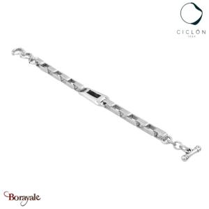 Bracelet Ciclon 1998 Esclava métal plaqué argent 925° CI231103-01-0