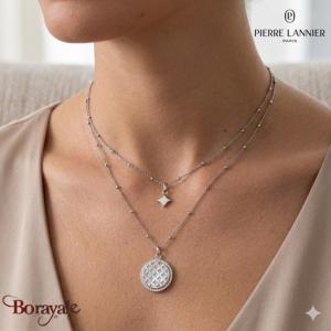 Collier LUNELIA Pierre Lannier BJ30A0111 acier poli de couleur argent