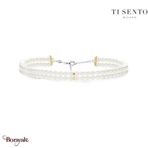Collier TI Sento Perles coquillage femme 34098YP/38