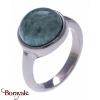 Bague Yola Nature Cabochon Amazonite Acier poli IG-122-54