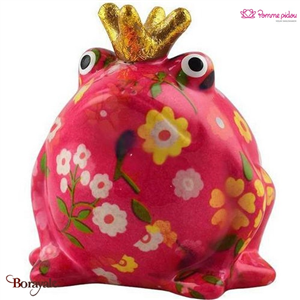 Grenouille tirelire décorative Pomme Pidou King Frog Freddy Taille S