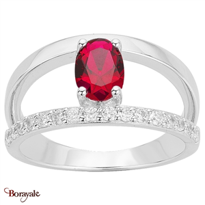 Bague, Gemstar Brand Femme, collection Borayale argent 925
