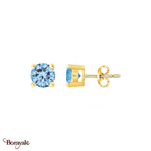 Boucles d'oreilles, Gemstar Brand Femme, collection Borayale plaqué Or