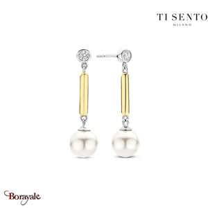 Boucles d'oreilles TI Sento perles femme 78011YP