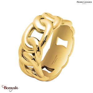 Bague Pierre Lannier Roxane acier doré sans nickel BJ09A3203