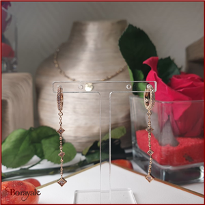 Boucles d'oreilles Plaqué Or fin Borayale Collection : Essentiel