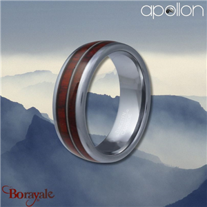 Bague  large deux couleurs et câble, Collection: homme APOLLON Taille 64