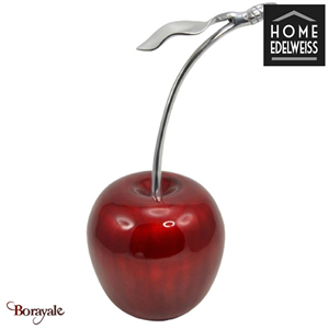 Cerise 33 cm Home Edelweiss collection : Claire rouge nacré