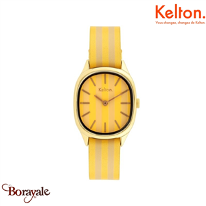Montre KELTON Colorama Citron-Noisette quartz Femme 9125062