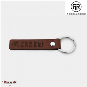 Porte clés Rebel & Rose Brun foncé Brun foncé hommes RR-025-G
