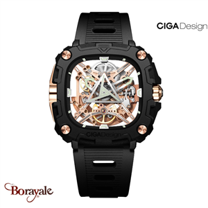 Montre Ciga Design Eye of Horus Rose gold homme X051-BR01-W5B
