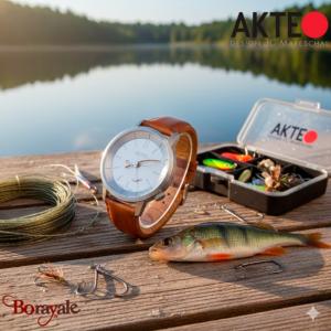 Montre AKTEO Passion Pêche 38 mm argent ronde EPa17