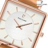 Montre PIERRE LANNIER Collection LECARÉ doré rose cuir  Femme