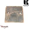 Porte-cartes Kaszer Oregon en cuir de vachette pleine fleur marron naturel