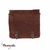 Besace Gibecière kaszer collection Concord en cuir de vachette cognac 230704-C4