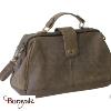 Sac docteur Kaszer collection Kansas en cuir de buffle marron 20051-C6