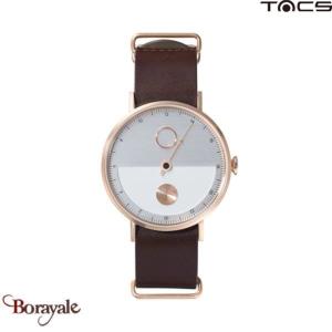 Montre  TACS Day & Night Unisexe Gris - Or rose