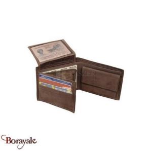 Portefeuille KASZER collection Oregon Marron naturel 512204-MC6
