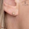 Boucles d'oreilles La Garçonne Diamant La Garçonne Diamant doré champagne 264000