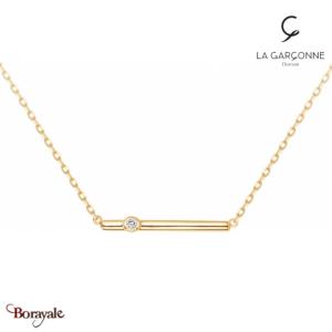 Collier La Garçonne Diamant Episode Indélébile doré champagne 26700033