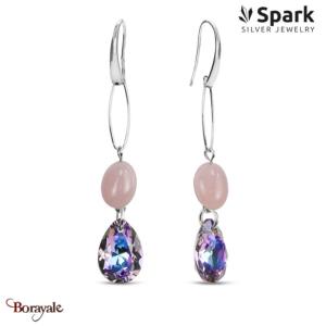 Boucles d'oreilles SPARK Silver Jewelry : Sassolino - Vitrail Light