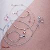 Collier Spark Fino cristal autrichien sur argent A0285RQ