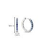 Boucles d'oreilles TI Sento Blue femme 7958MB