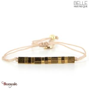 bracelet -Belle mais pas que- collection Golden Almond B-1803-ALMD