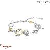 Bracelet TI Sento Hexagone femme 23047ZY